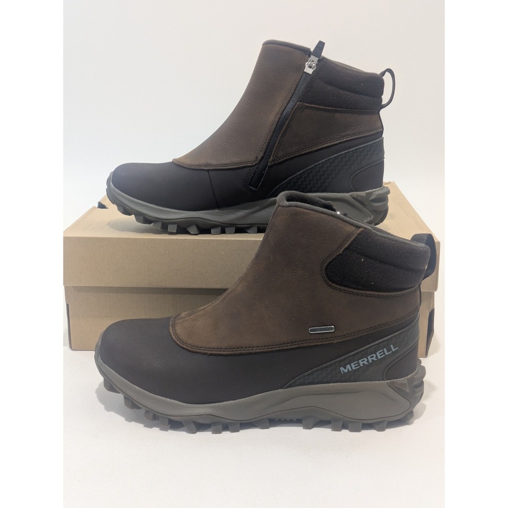 Merrell Thermo Kiruna Mid Zip Waterproof Boots Clay Women's 10 J035092